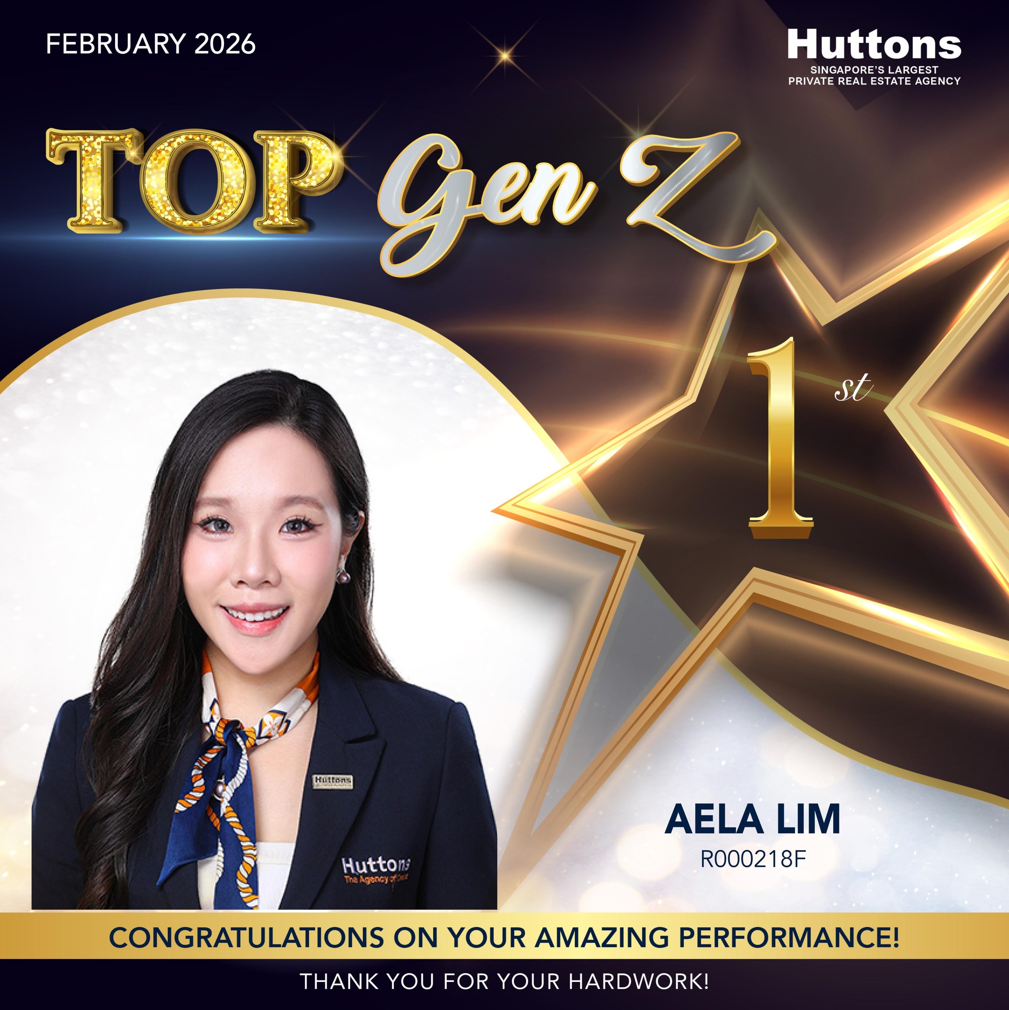 Top Gen Z — 1st — Aela Lim · SeanHoDistrict · Feb 2026