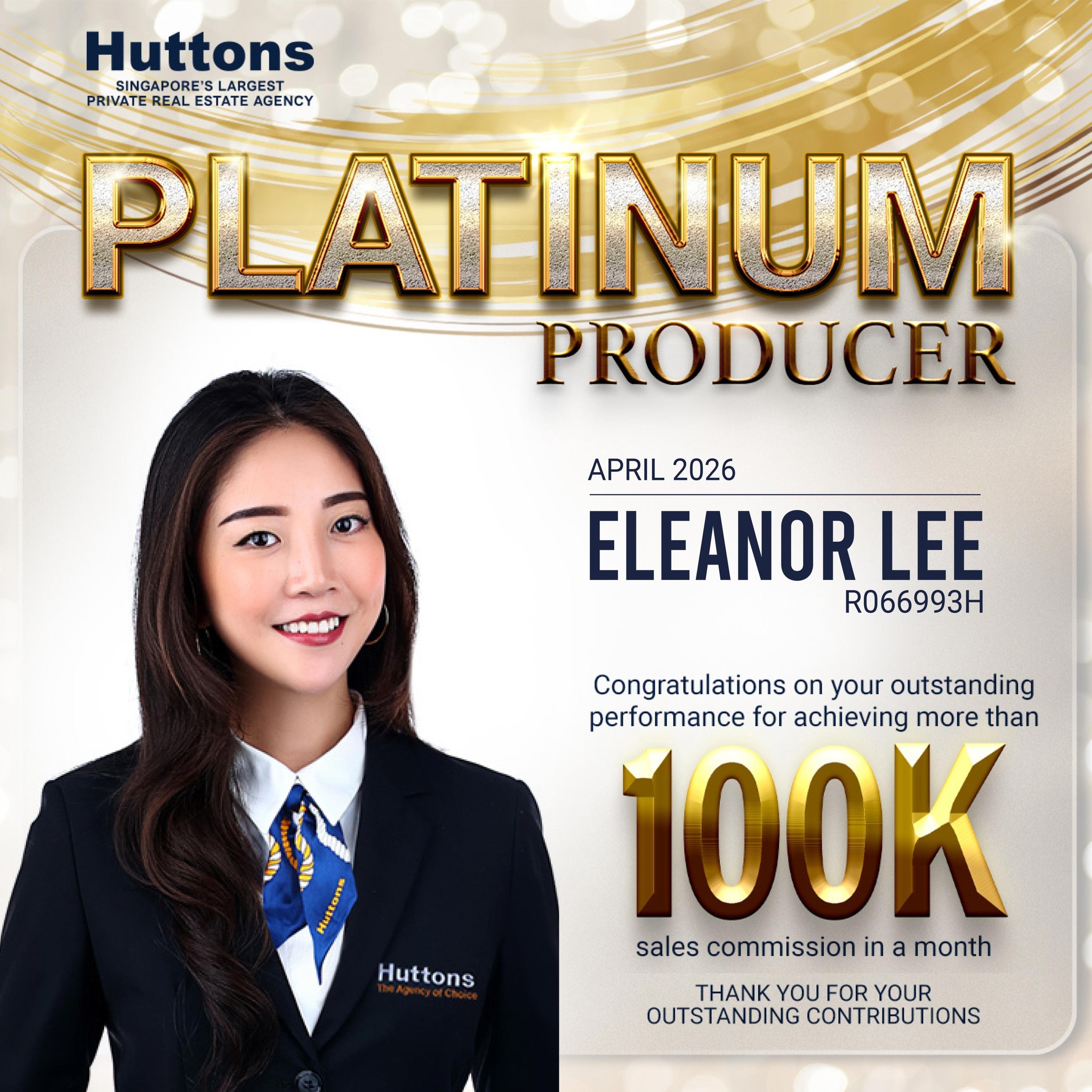 Platinum Producer — Eleanor Lee · SeanHoDistrict · Apr 2026