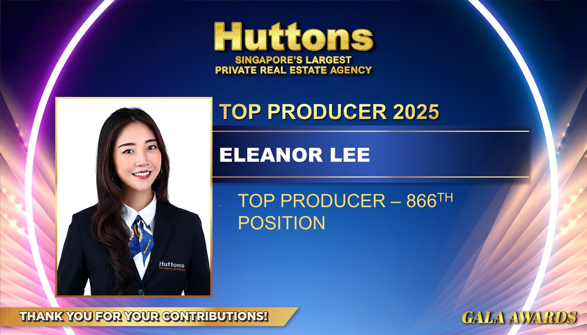 Top Producer Gala — 866th — Eleanor Lee · 2025 Gala Awards