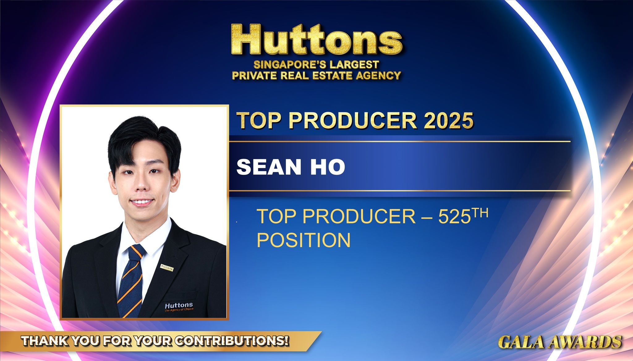 Top Producer Gala — 525th — Sean Ho · 2025 Gala Awards
