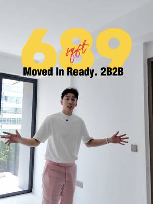 TikTok video — 689 sqft 2B2B, direct to MRT