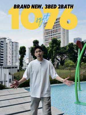 TikTok video — Brand-new 3-bed in Central — 1,076 sqft, under $3M